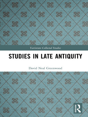 cover image of Studies in Late Antiquity